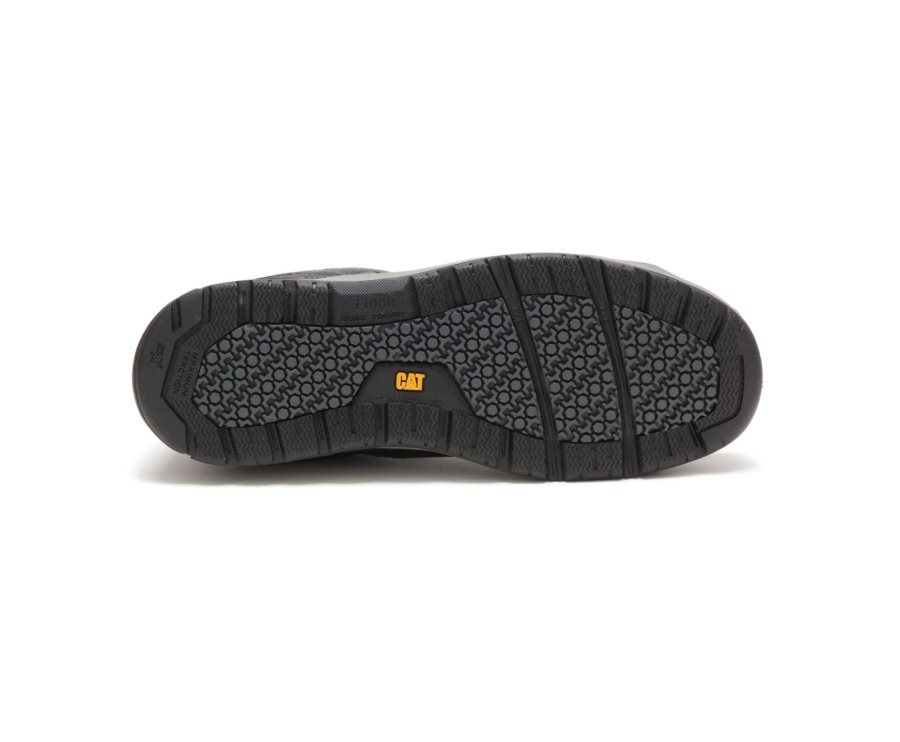 Zapatos De Seguridad Caterpillar CAT Brode Steel Puntera Hombre Negras | CAT-863RU